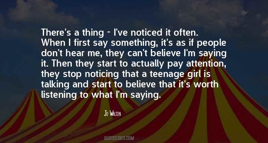 Quotes About A Teenage Girl #685670