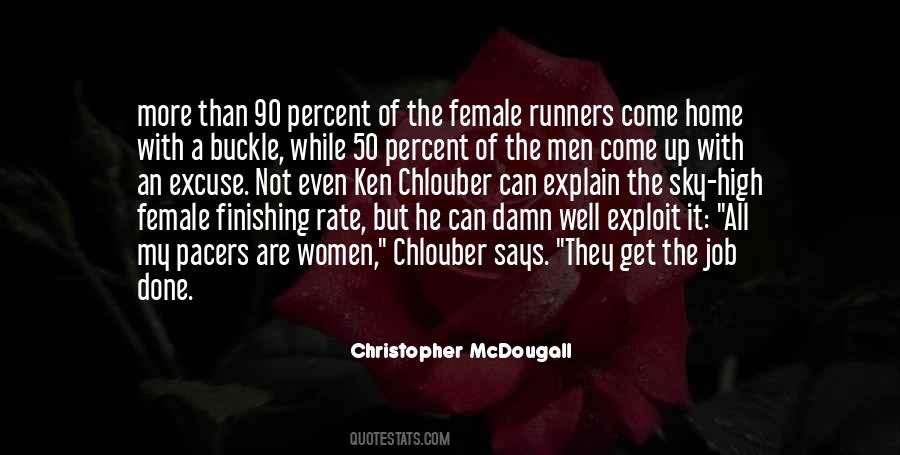 Quotes About Female Runners #571656