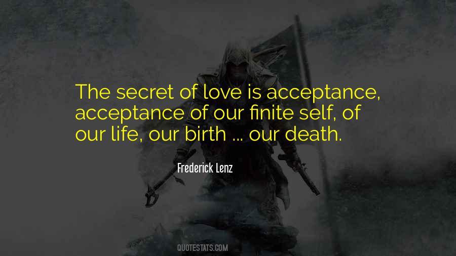 Quotes About Acceptance Of Death #1123653