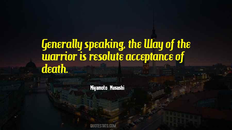 Quotes About Acceptance Of Death #1135611