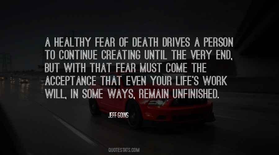 Quotes About Acceptance Of Death #837294