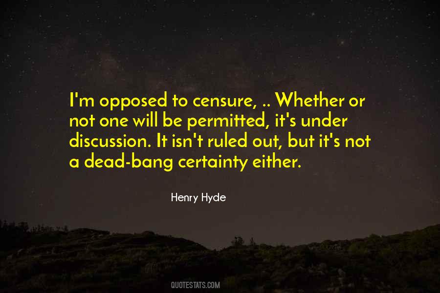 Quotes About Censure #11405