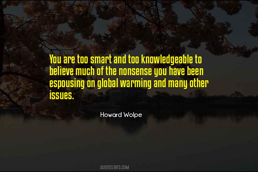 Quotes About Global Warming #1386569