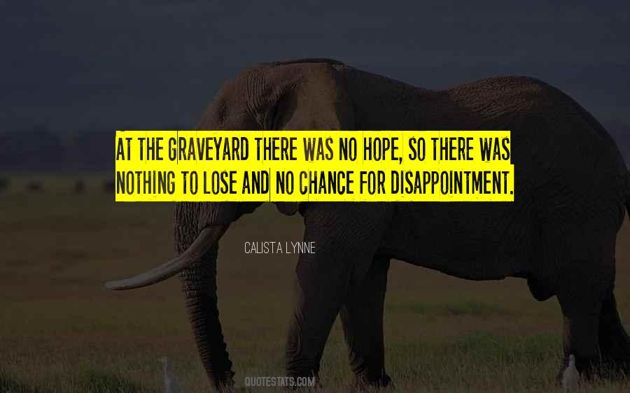 Quotes About Disappointment And Hope #142717