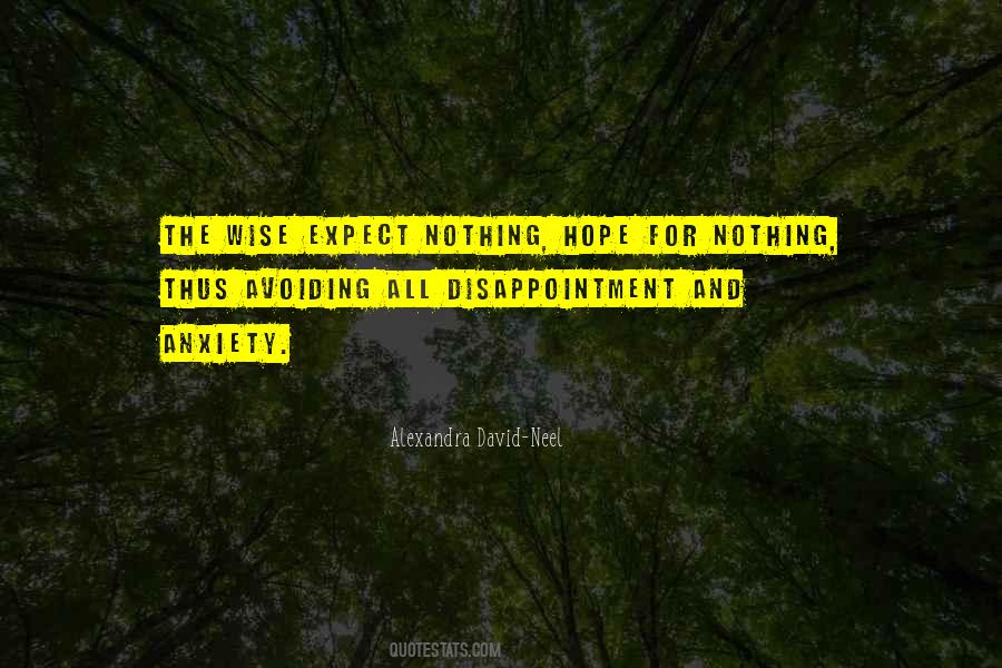 Quotes About Disappointment And Hope #624501