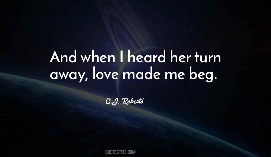 Beg Love Quotes #1424925