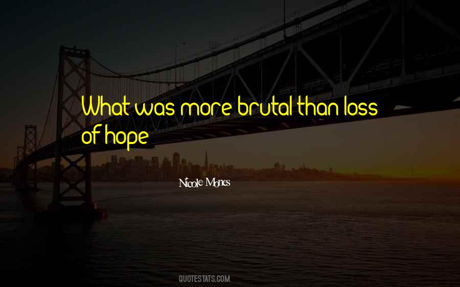 Quotes About Loss Hope #1070133