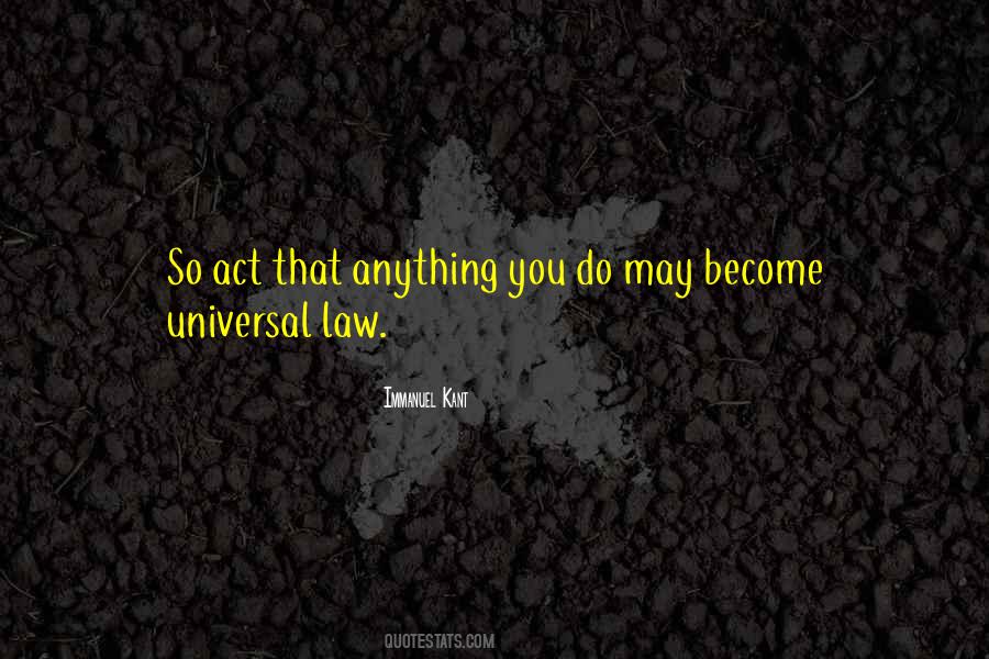 Universal Law Quotes #331631