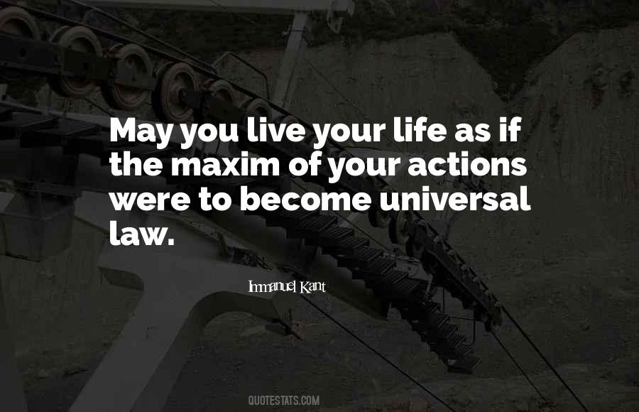 Universal Law Quotes #478810