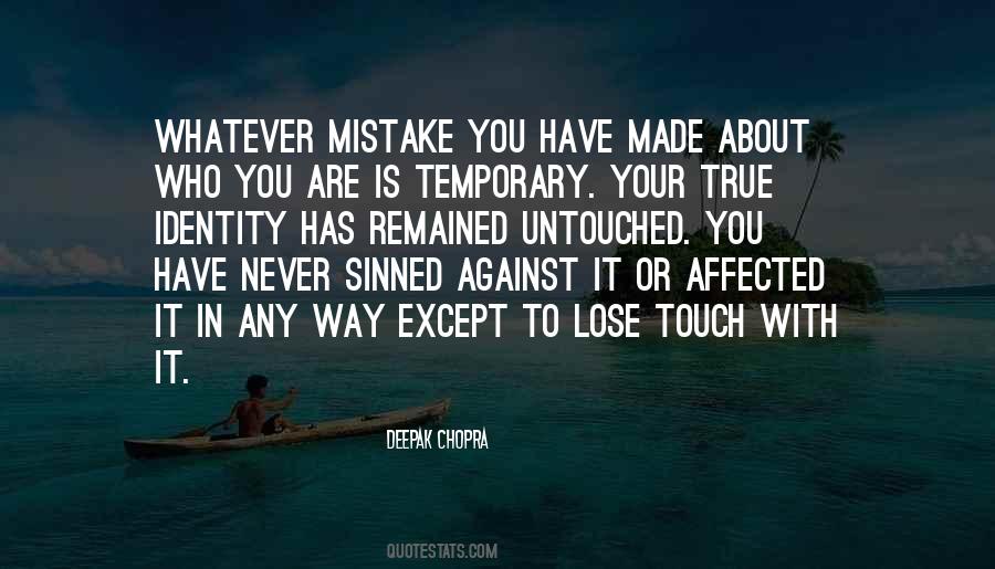 Quotes About Made Mistake #134102