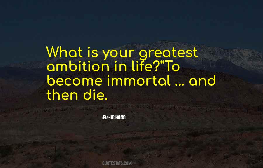 Quotes About Ambition And Life #76467