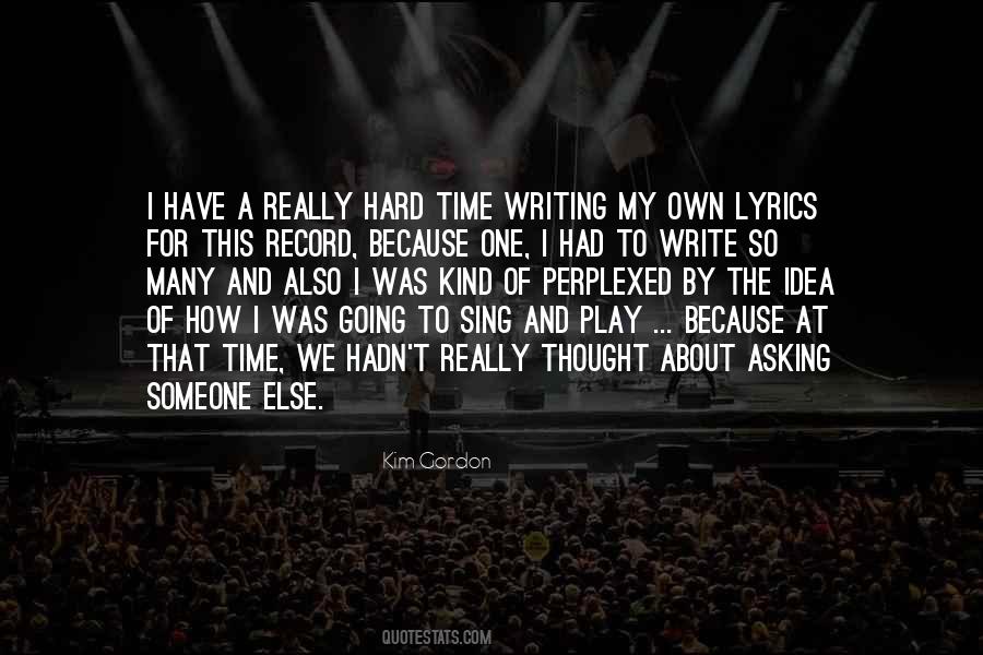 Lyrics For Quotes #1272062