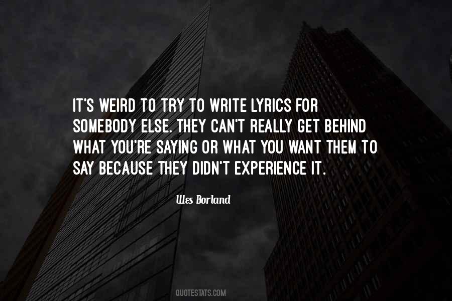 Lyrics For Quotes #1835488