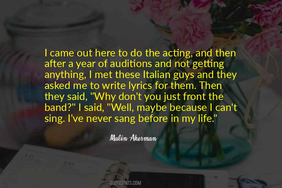 Lyrics For Quotes #1867253