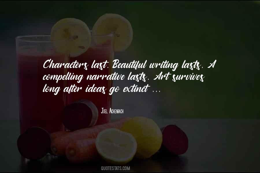 Quotes About Writing Characters #104799