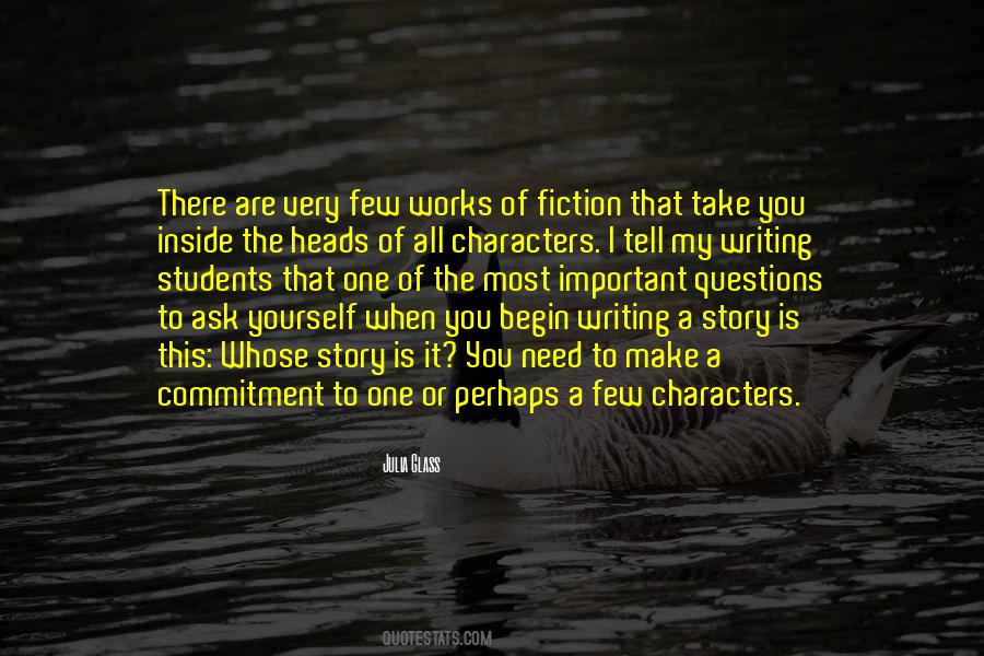 Quotes About Writing Characters #106196