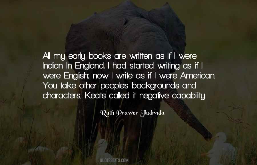 Quotes About Writing Characters #108947
