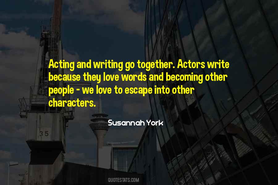 Quotes About Writing Characters #126702
