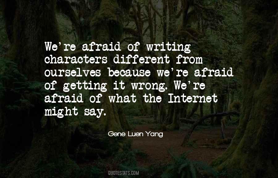 Quotes About Writing Characters #1286451