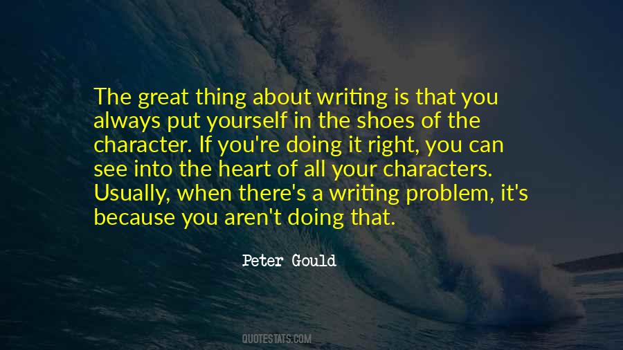 Quotes About Writing Characters #142258