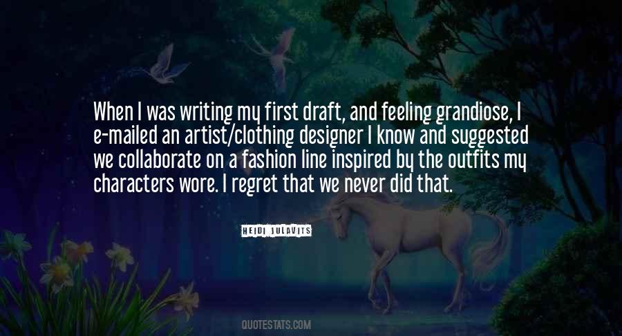 Quotes About Writing Characters #233911