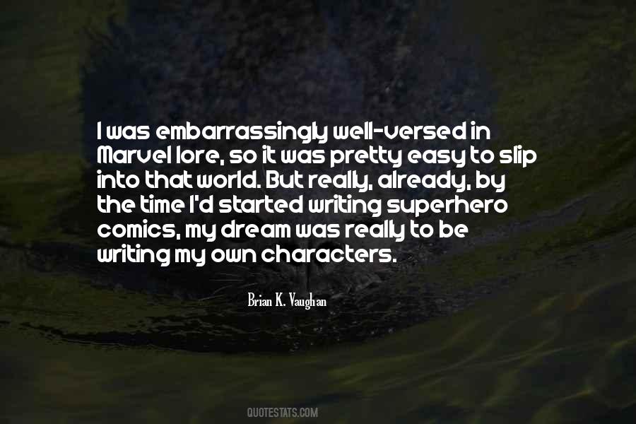 Quotes About Writing Characters #298543