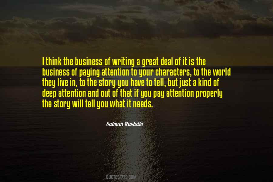 Quotes About Writing Characters #43378