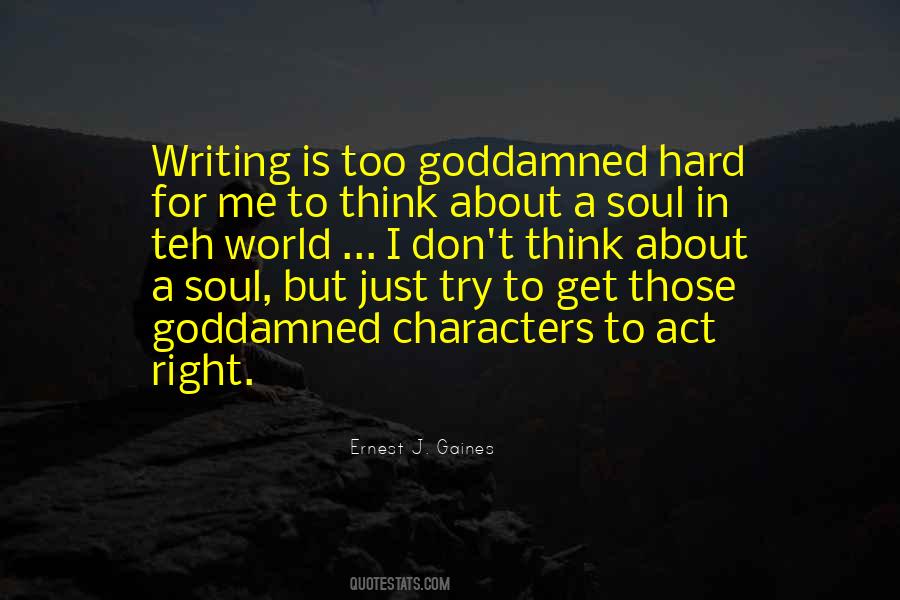 Quotes About Writing Characters #65140