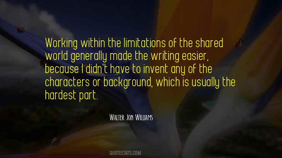 Quotes About Writing Characters #71242