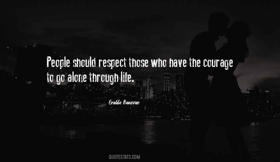 Quotes About Alone Life #55635