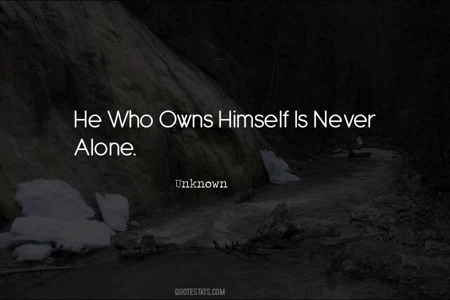 Quotes About Alone Life #74169