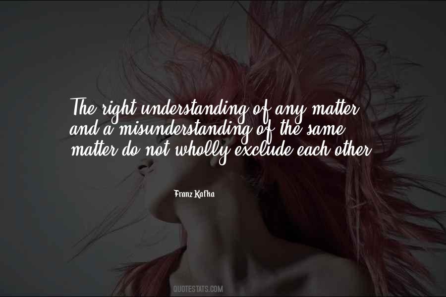 Quotes About Understanding And Misunderstanding #807357