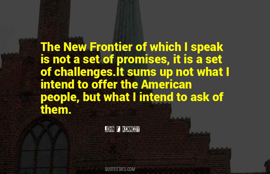 American Frontier Quotes #881789