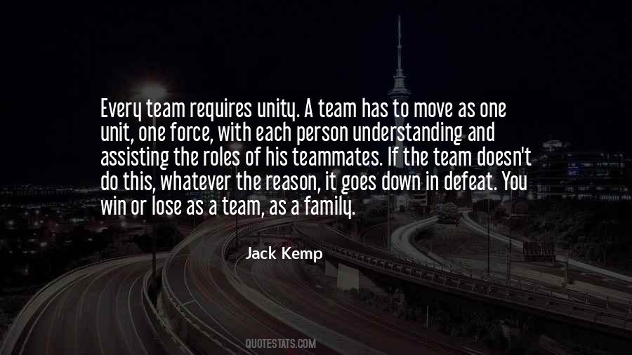 Quotes About Team Unity #1290894