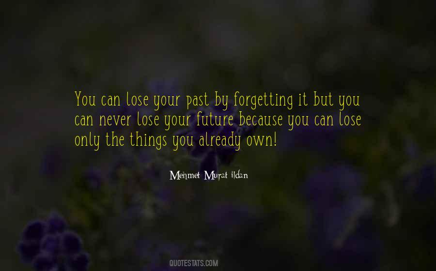 Quotes About Not Forgetting The Past #78823