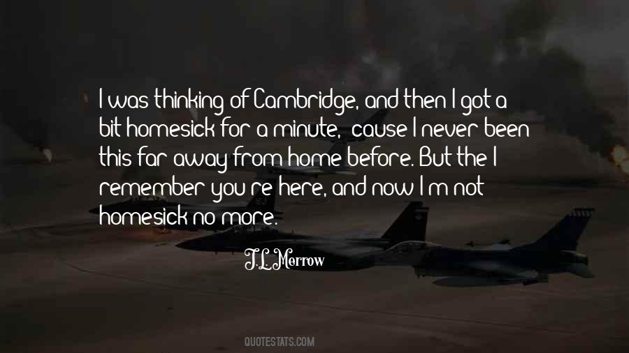 Quotes About Away From Home #117720