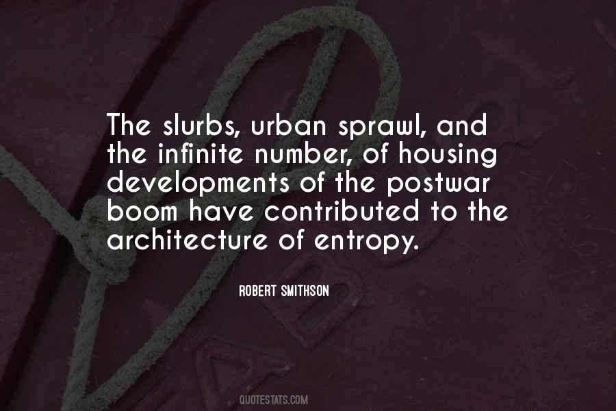 Quotes About Urban Sprawl #695637