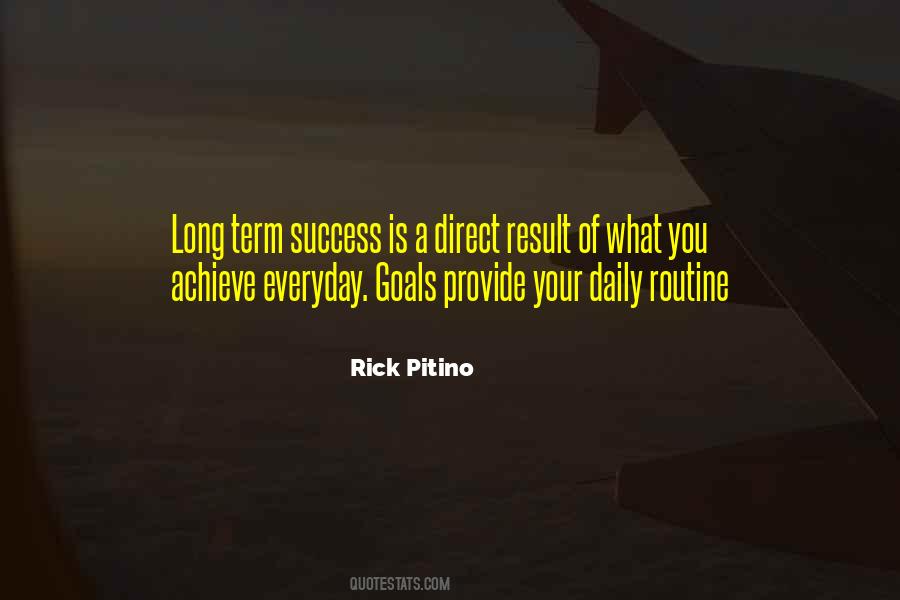 Quotes About Long Term Success #259450