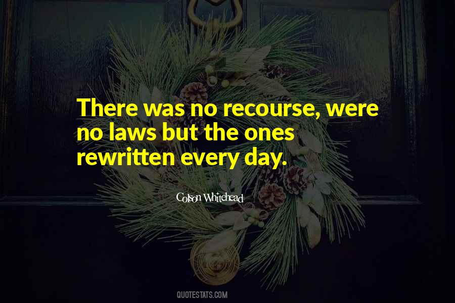 Quotes About Recourse #1292121