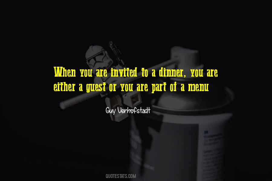 Quotes About Dinner Guests #358526