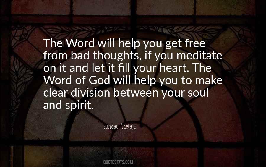 Gods Word Thoughts Quotes #944105