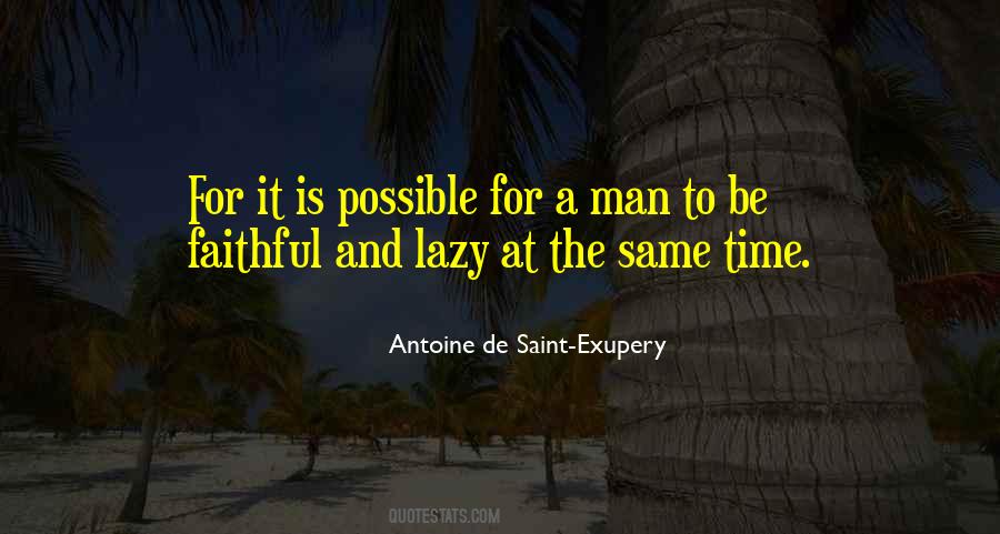 Quotes About Lazy Man #871977