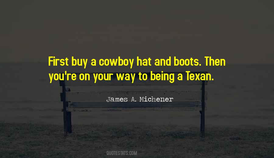 Quotes About Cowboy Boots #7655