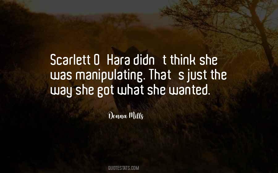 Scarlett O Hara Quotes #1208671