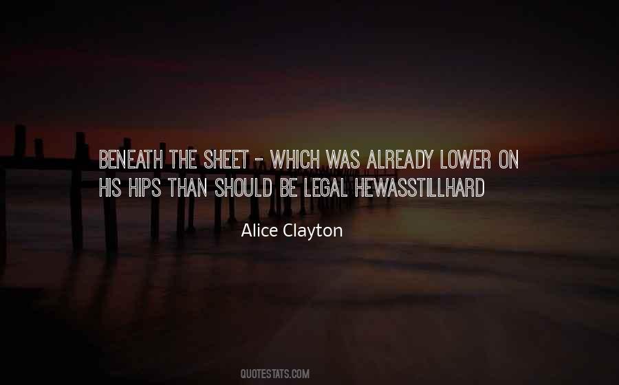 Under The Sheet Quotes #32453