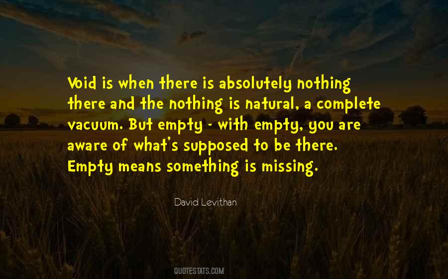 Quotes About Absolutely Nothing #1019335