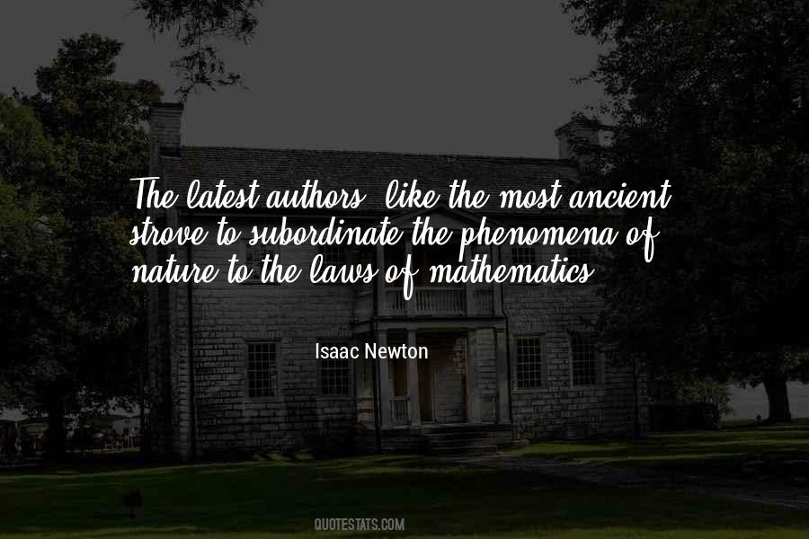 Newton S Laws Quotes #833059