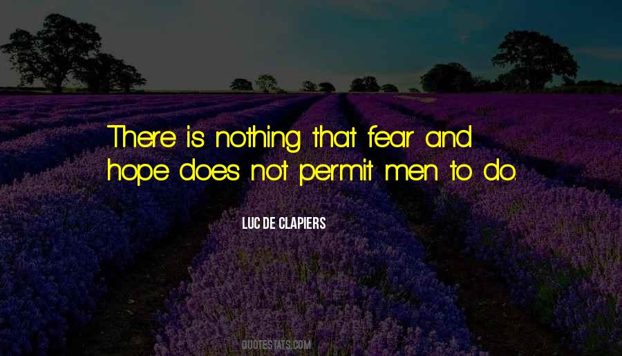 Quotes About Fear And Hope #1064172
