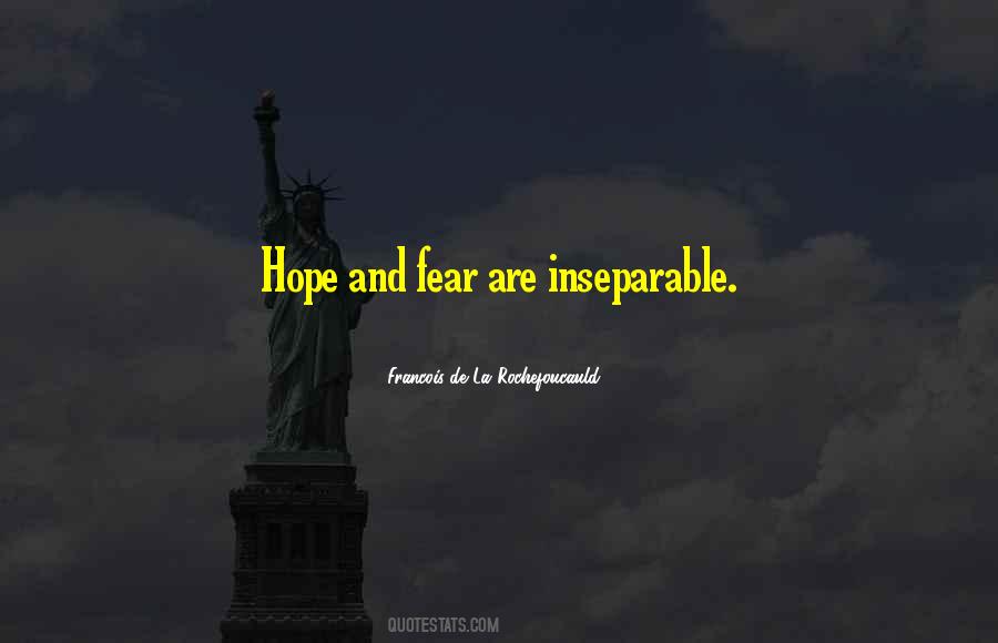 Quotes About Fear And Hope #79840