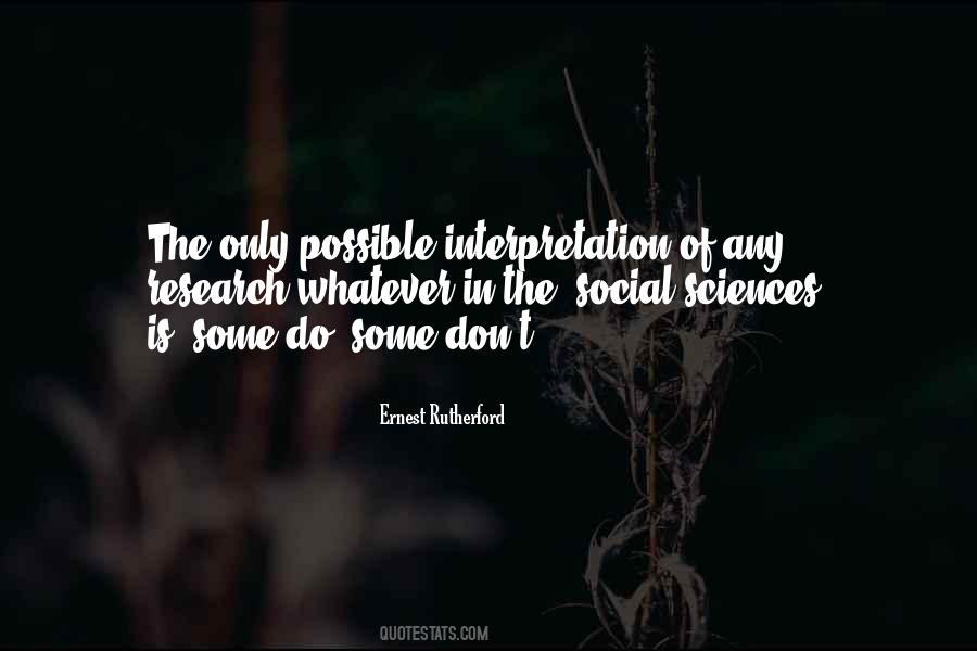Quotes About Social Science Research #510240